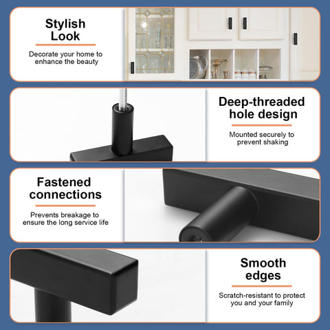 Includes two screw sizes for easy installation of AEEKEL knobs.