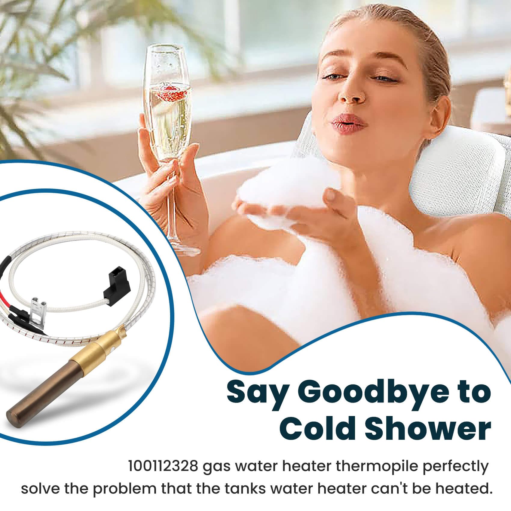 Aekops American Water Heater compatibility image showing model fit
