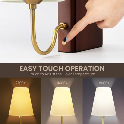 AELS three-color dimmable light provides cozy to crisp options for work or relaxation.
