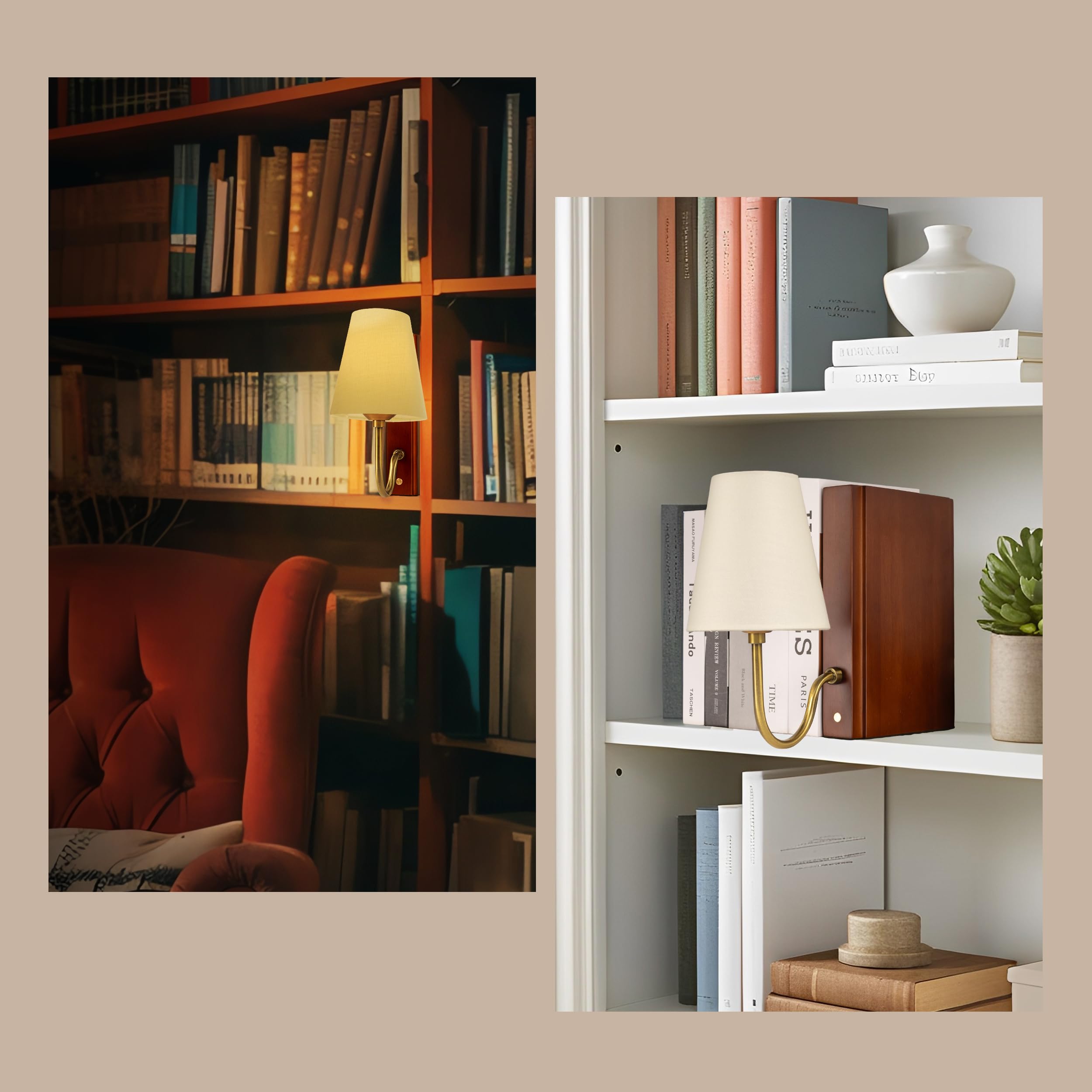 AELS touch-control lamp remembers last setting for effortless daily use.