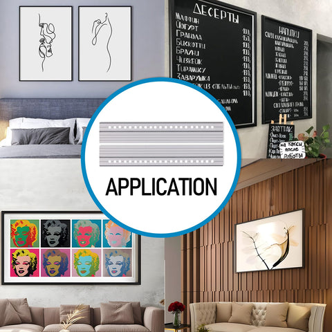 AENTGIU aluminum construction ensures durable wall mounting hardware