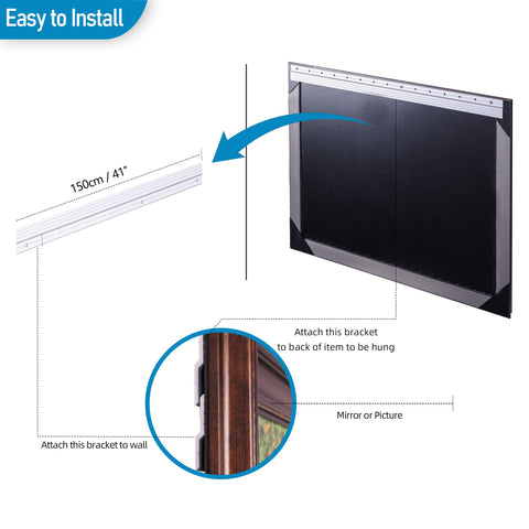 AENTGIU multi purpose cleats ideal for mirrors shelves art