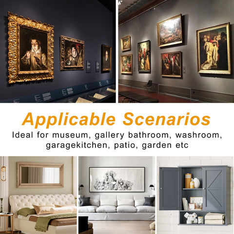 AENTGIU wall mount bracket hardware kit for quick, clean installations.