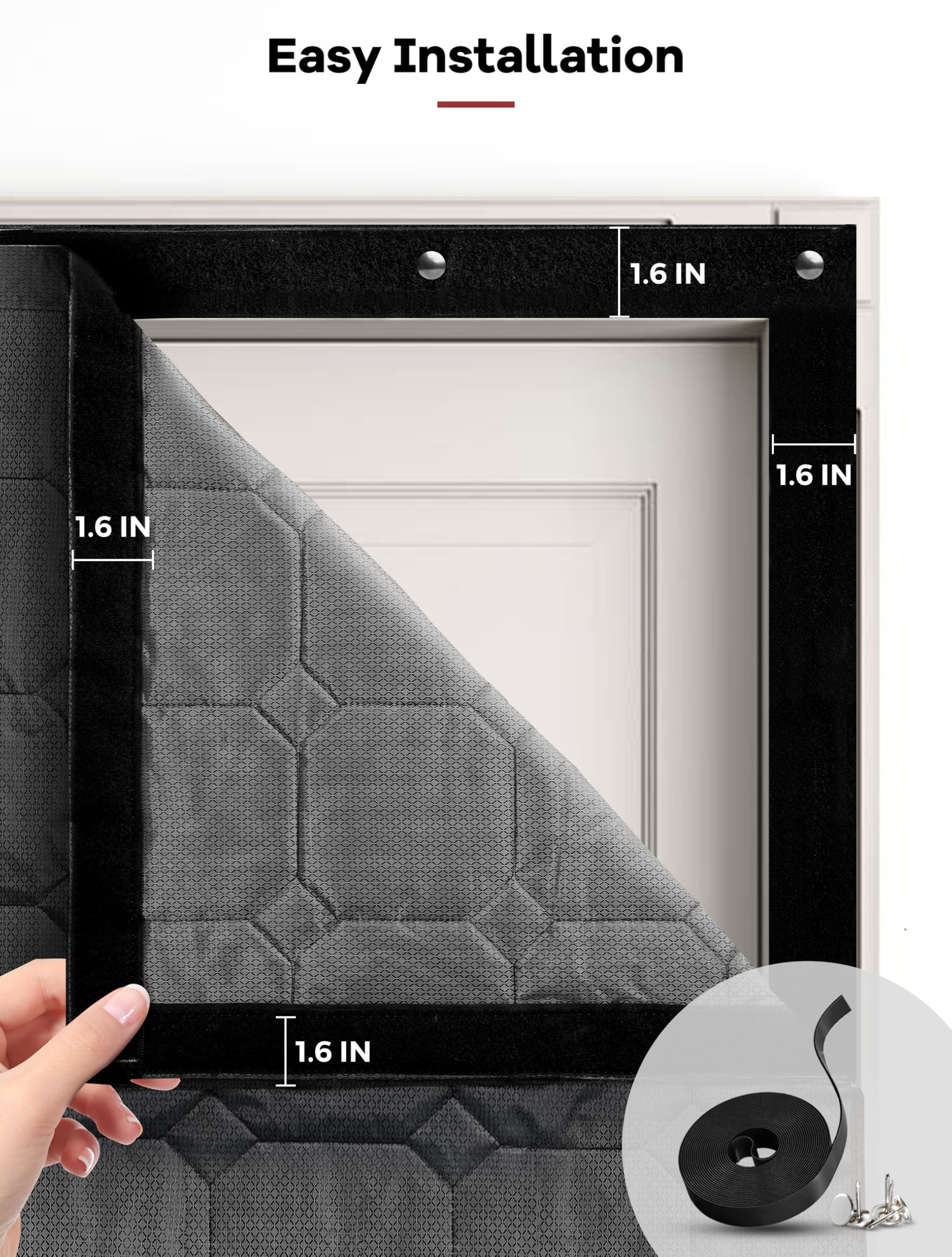 AEOCOO light-blocking pattern demonstrates privacy and restful space.
