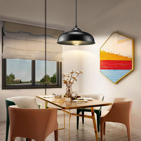 AEOREAL pendant light with E26 socket compatible with dimmable bulbs.