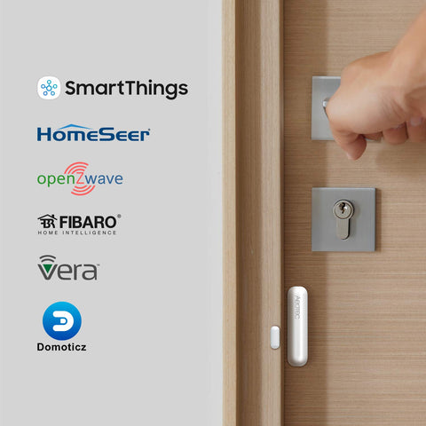 Aeotec Door Window Sensor 7 status notifications provide real-time alerts.