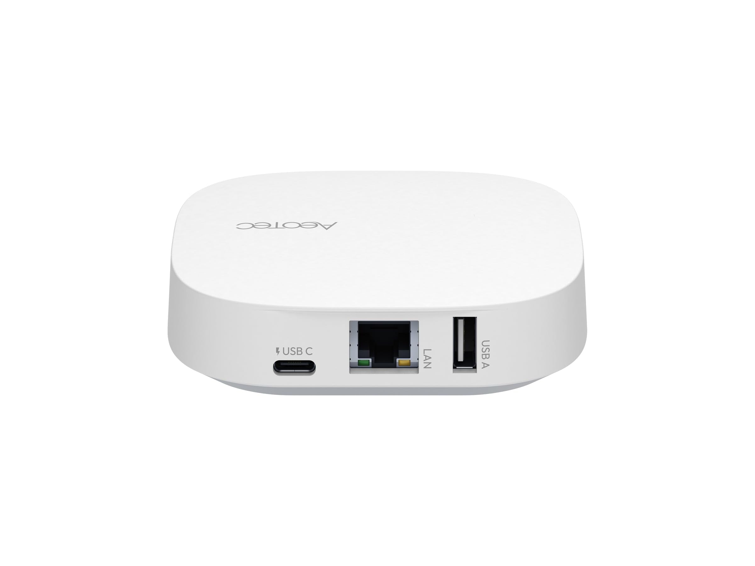Aeotec Smart Home Hub 2 app setup screen illustrating quick onboarding with SmartThings.