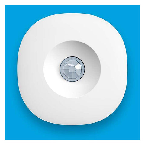 Aeotec SmartThings Motion Sensor tilt mount detects motion up to 15 feet with a wide 120-degree view.