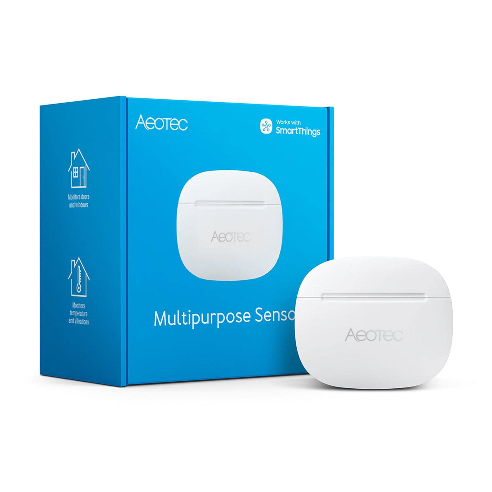 AEOTEC compact device detects vibration and orientation on cabinets or drawers