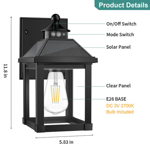 AEQ warm 2700K bulb glow for inviting exterior ambiance
