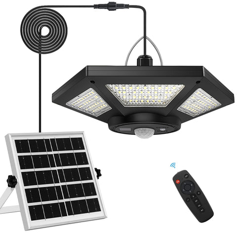 AEQ Solar Shed Light remote-control-operation for easy indoor use
