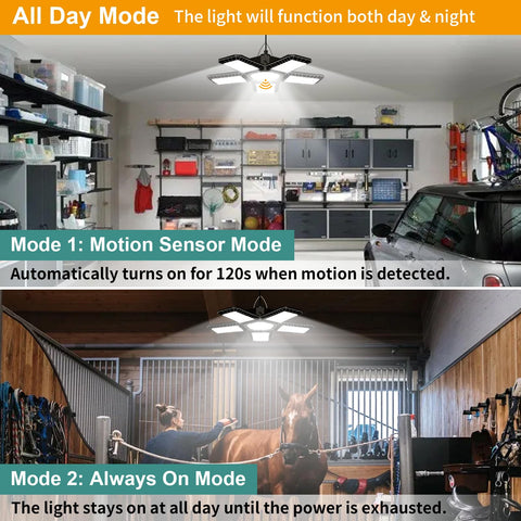 AEQ timer options tailor lighting duration to your shed or garage tasks