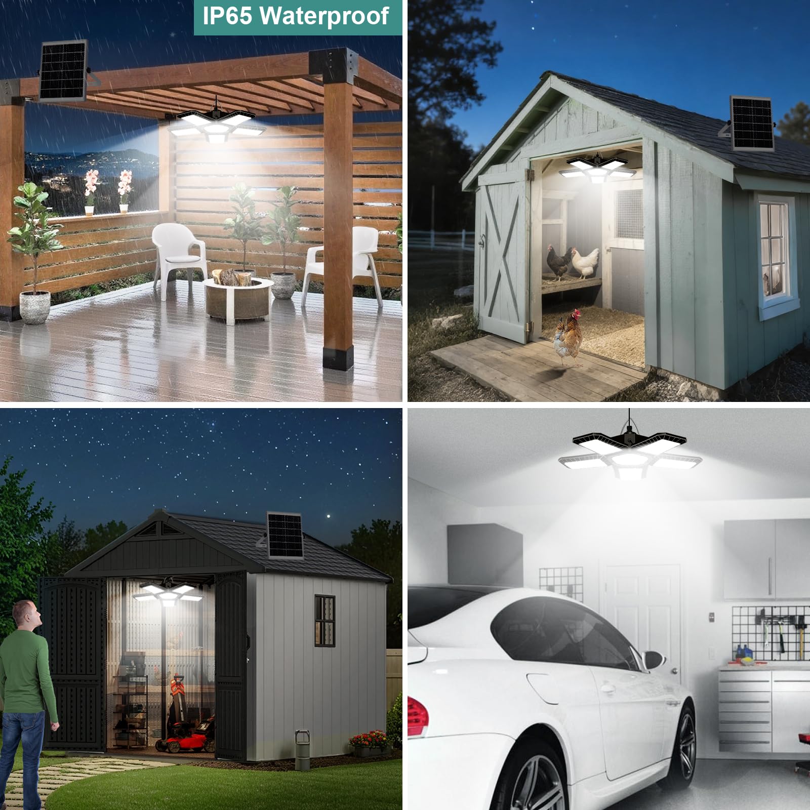 AEQ wide-angle illumination covers larger work areas with brighter 6500K light