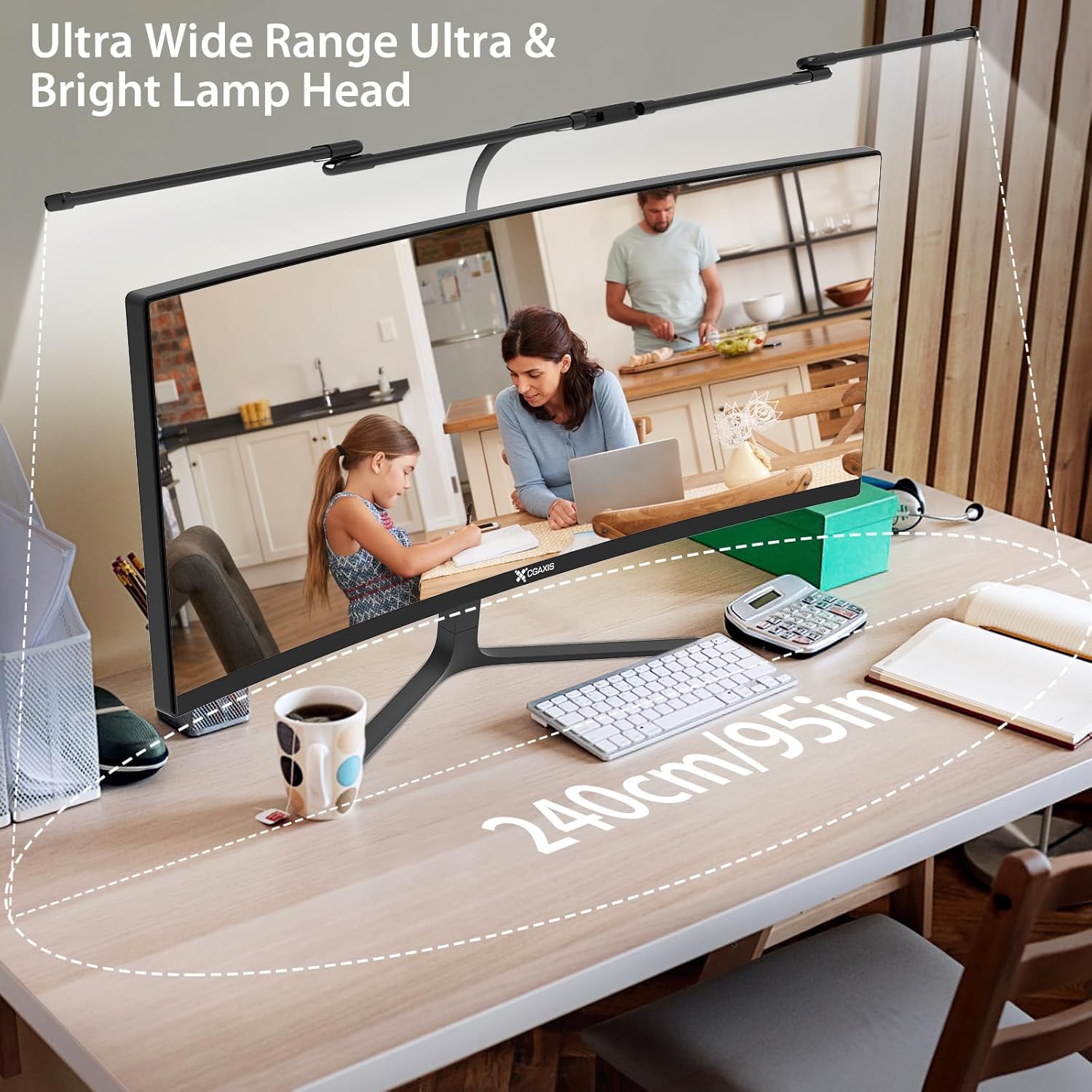 Aeropak desk lamp memory function preserves previous lighting scene.