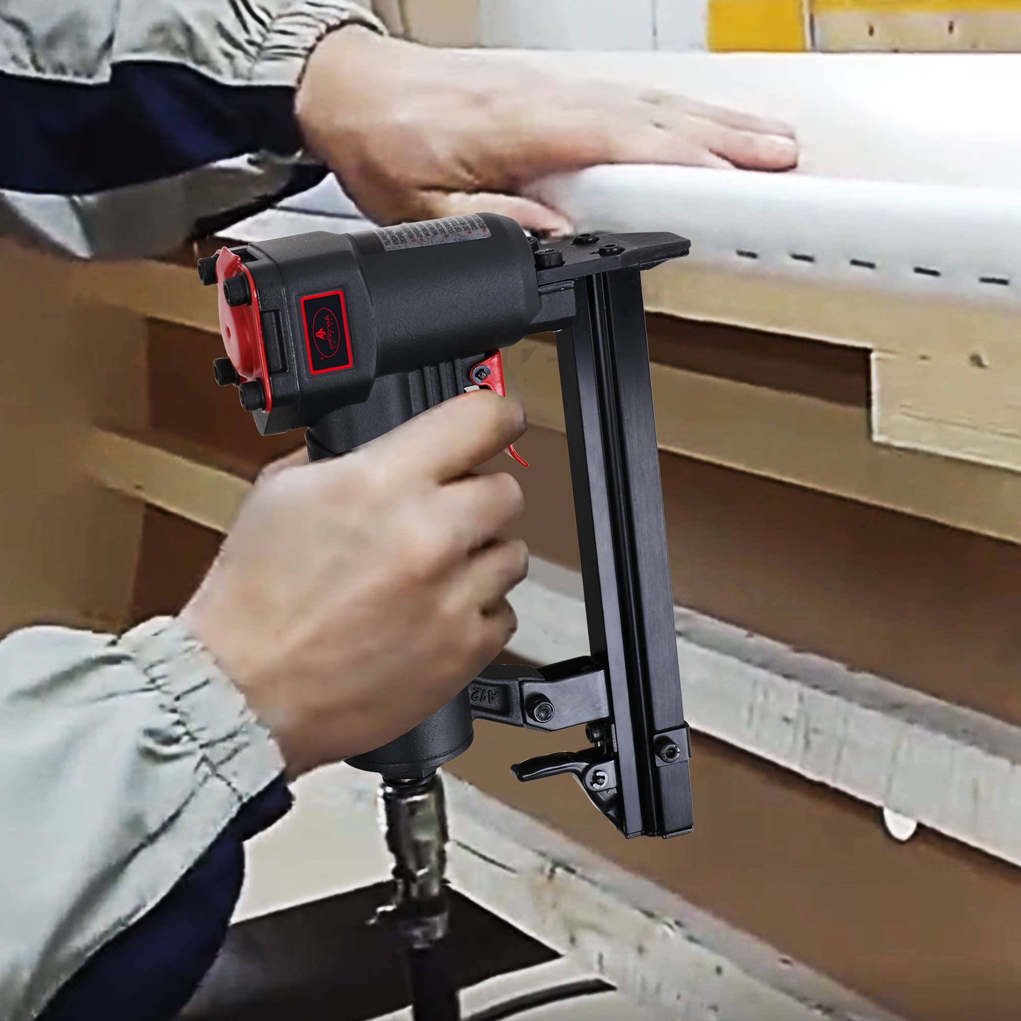 AEROPRO 7116A magazine load demonstrates easy one-handed loading and fast setup.