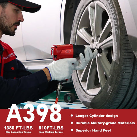 A398 twin hammer design delivers smoother blows for fast loosening