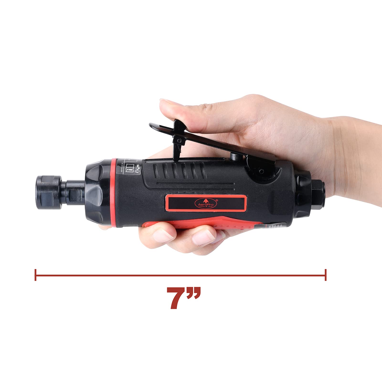 AEROPRO AP17314 die grinder safety throttle prevents accidental startup for safer use