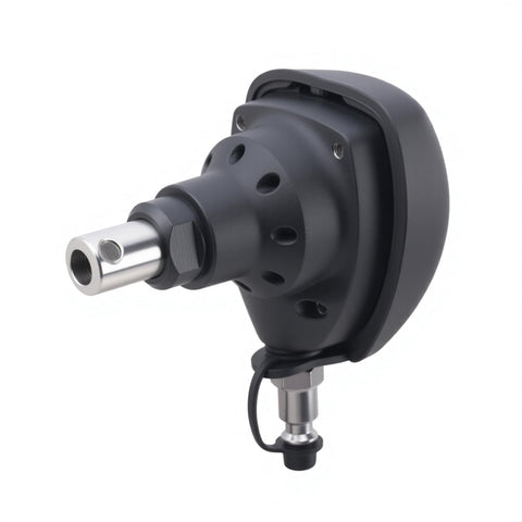 AEROPRO Palm Nailer with magnetic nose holds nails securely for one-handed placement.