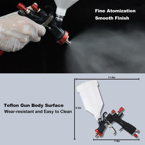 AEROPRO R500 1.7mm nozzle for thicker coatings and top coats.