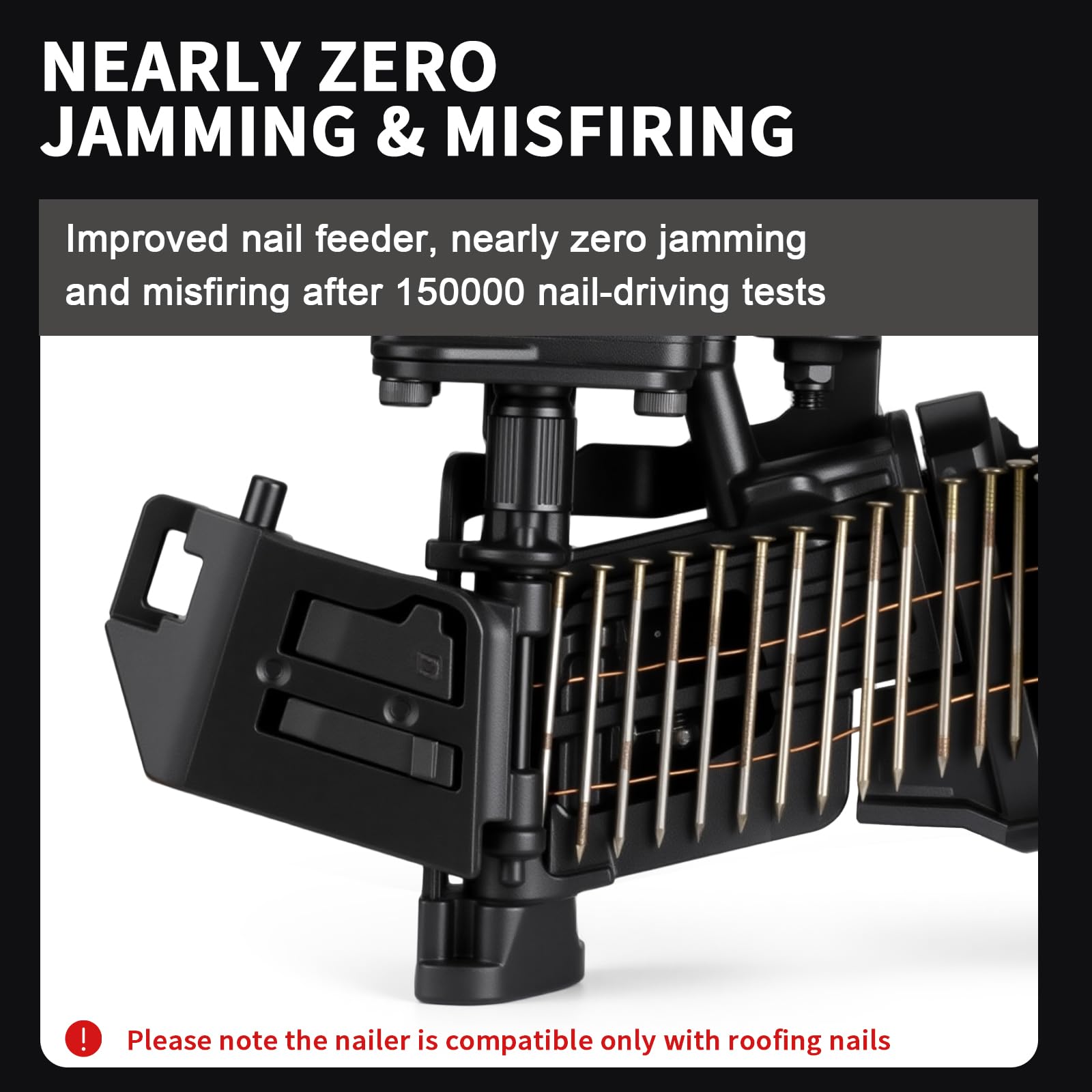 AEROPRO CN45RC lightweight design reduces fatigue in long roofing sessions.