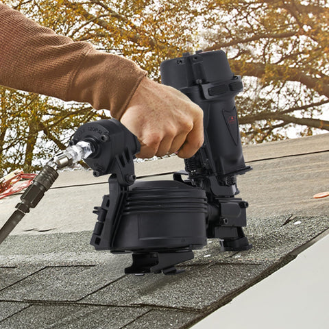 AEROPRO CN45RC operates at 70-110 psi for jobsite flexibility.