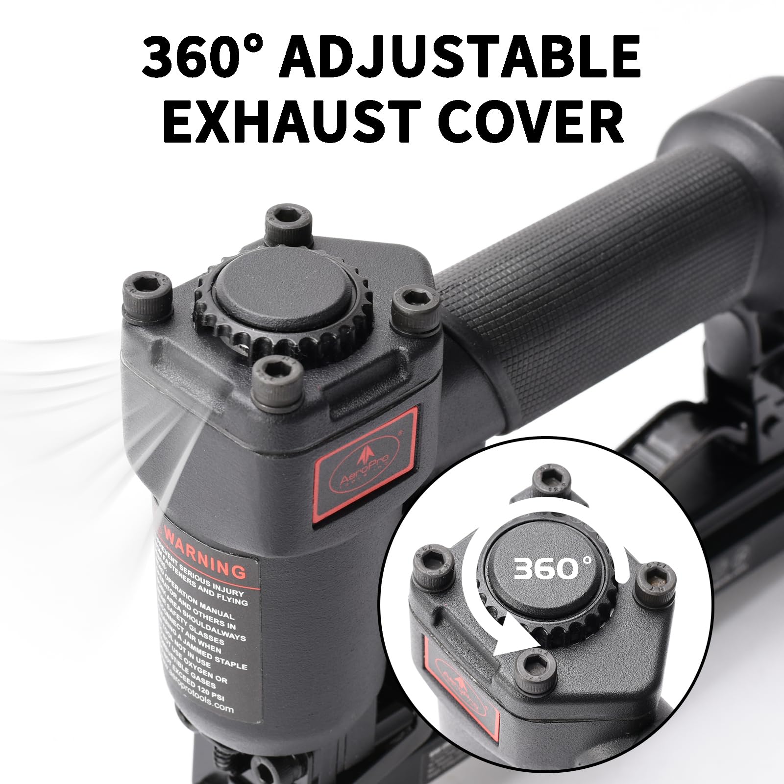 AEROPRO T50JC 20GA stapler in sequential mode for precise firing