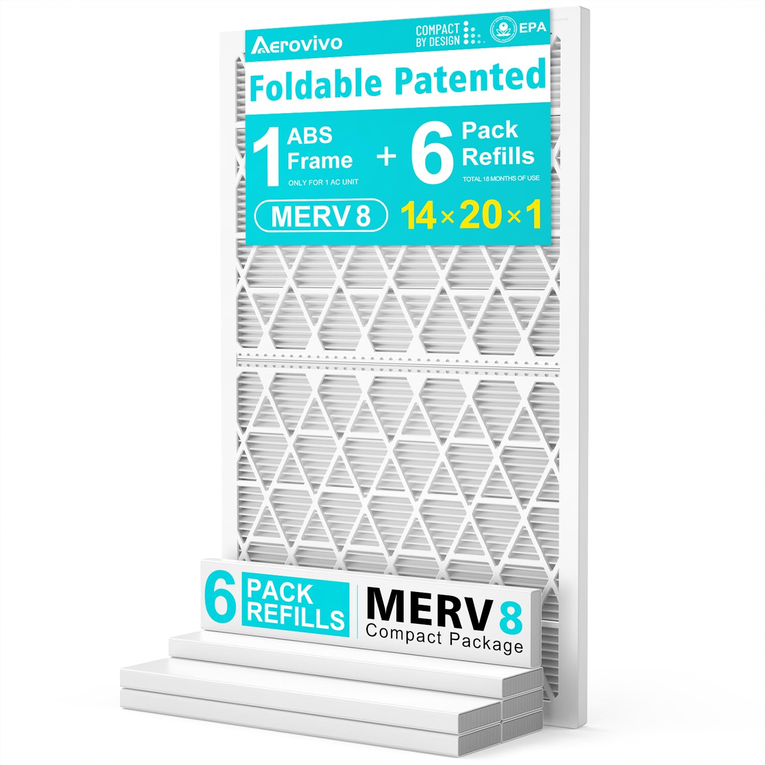 AErovivo frame folded for compact storage and easy setup.