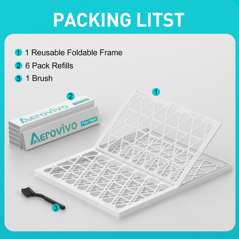 AErovivo reusable foldable frame shown unfolded for full size fit.