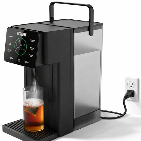 Aesthetern instant hot water dispenser front view for fast hot drinks.