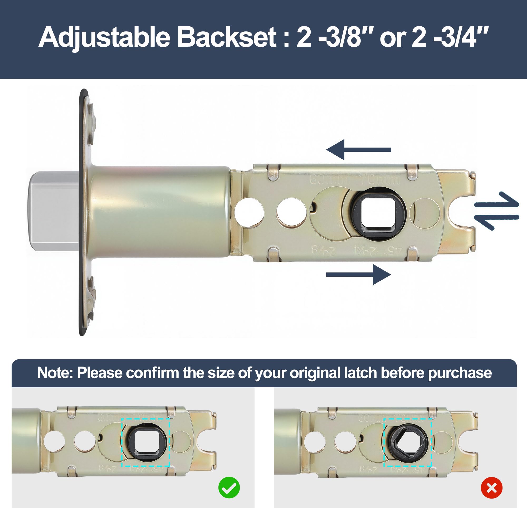 Aesytava stainless steel latch offers rust resistance and long-term durability.