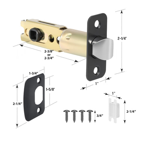 Aesytava latch works with most handles for seamless replacement.