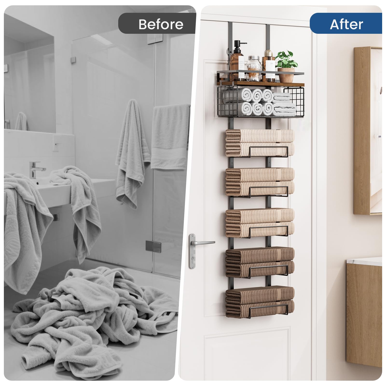 Aetyord bathroom rack suitable for RV or camper spaces.