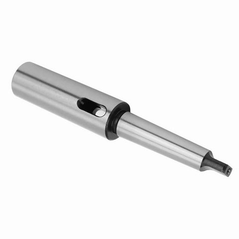 Aevrry Morse taper extension socket demonstrates MT2 compatibility for secure tool mounting