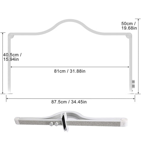 Afatnao nail lamp used for lash extensions with even illumination.