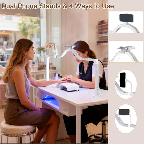 Afatnao lamp shows two rotary controls for brightness and temperature.