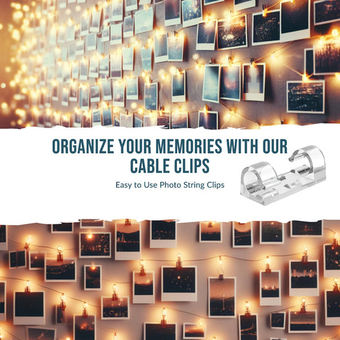 AFFAVON clear desk cable holder blends with decor.