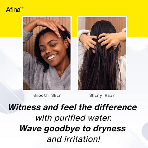 Afina replaceable cartridge ensures months of refreshing showers