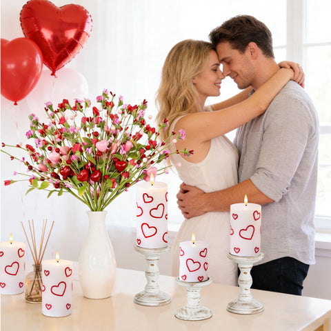 AFINETH bedroom nightstand candle offers a relaxing atmosphere at night.