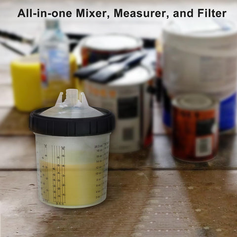 Aflybltol screw-connected cup and lid stay secure during handling.