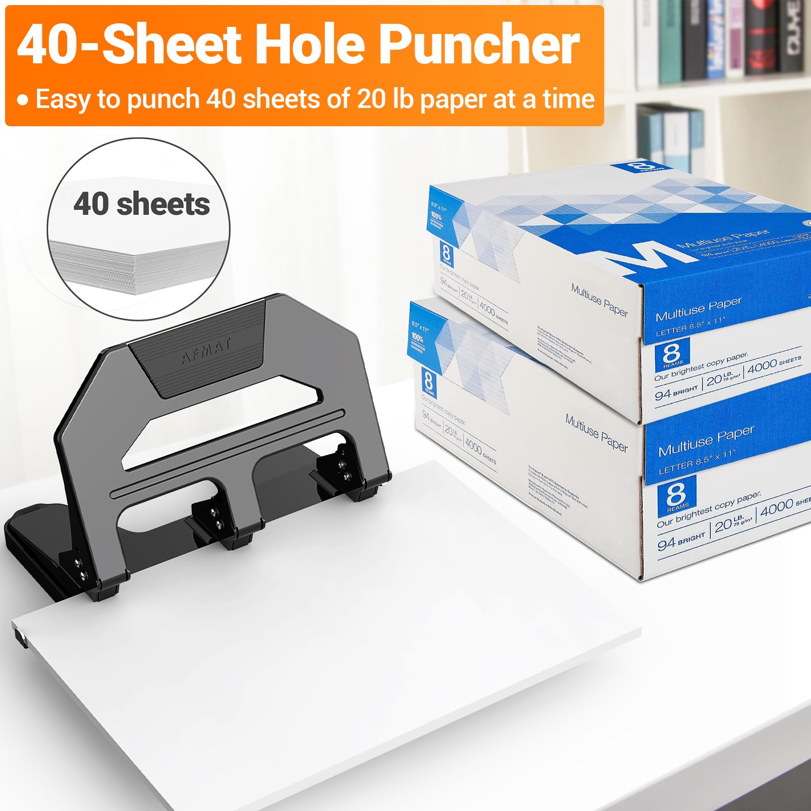 AFMAT punch die close up highlights sharp pins for clean holes