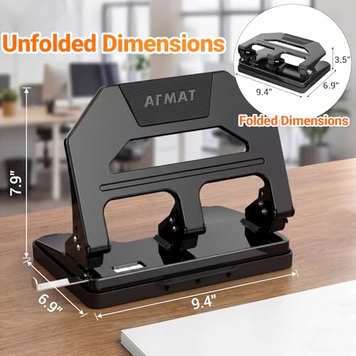 AFMAT sturdy metal construction promises long lasting performance in offices