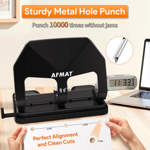 Sturdy metal construction of AFMAT HP20 for long-lasting office use.