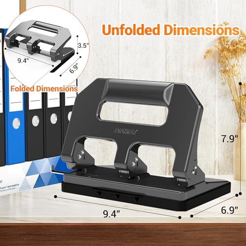 AFMAT HPX1 foldable compact storage fits neatly in a desk drawer