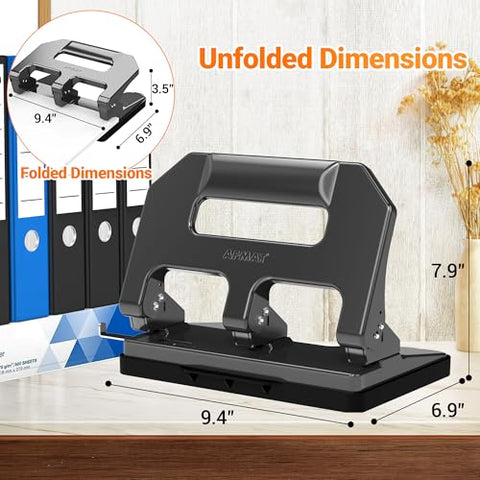 AFMAT HPX1 foldable compact storage fits neatly in a desk drawer