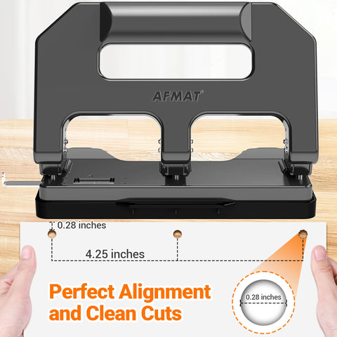 AFMAT HPX1 large chip tray minimizes interruptions during punch jobs