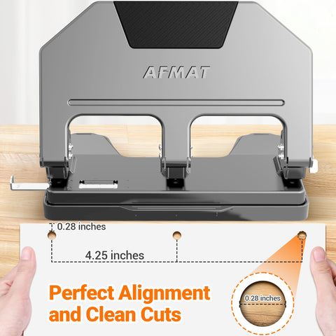 AFMAT HPX3 punches up to 40 sheets for efficient document prep.