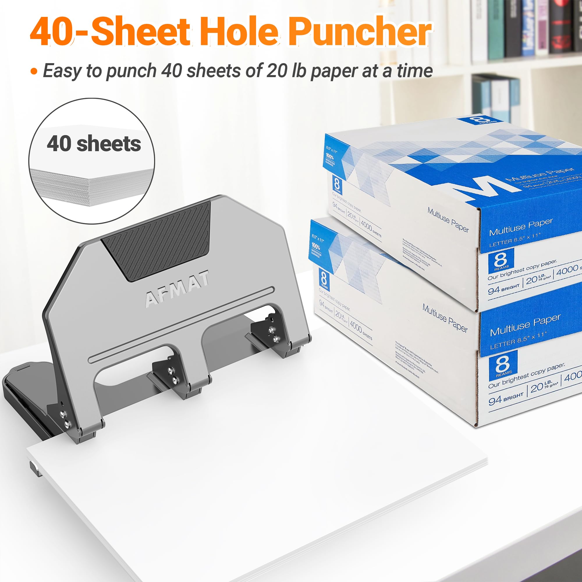 AFMAT HPX3 lever action demonstrates 50% less effort during heavy daily punching.