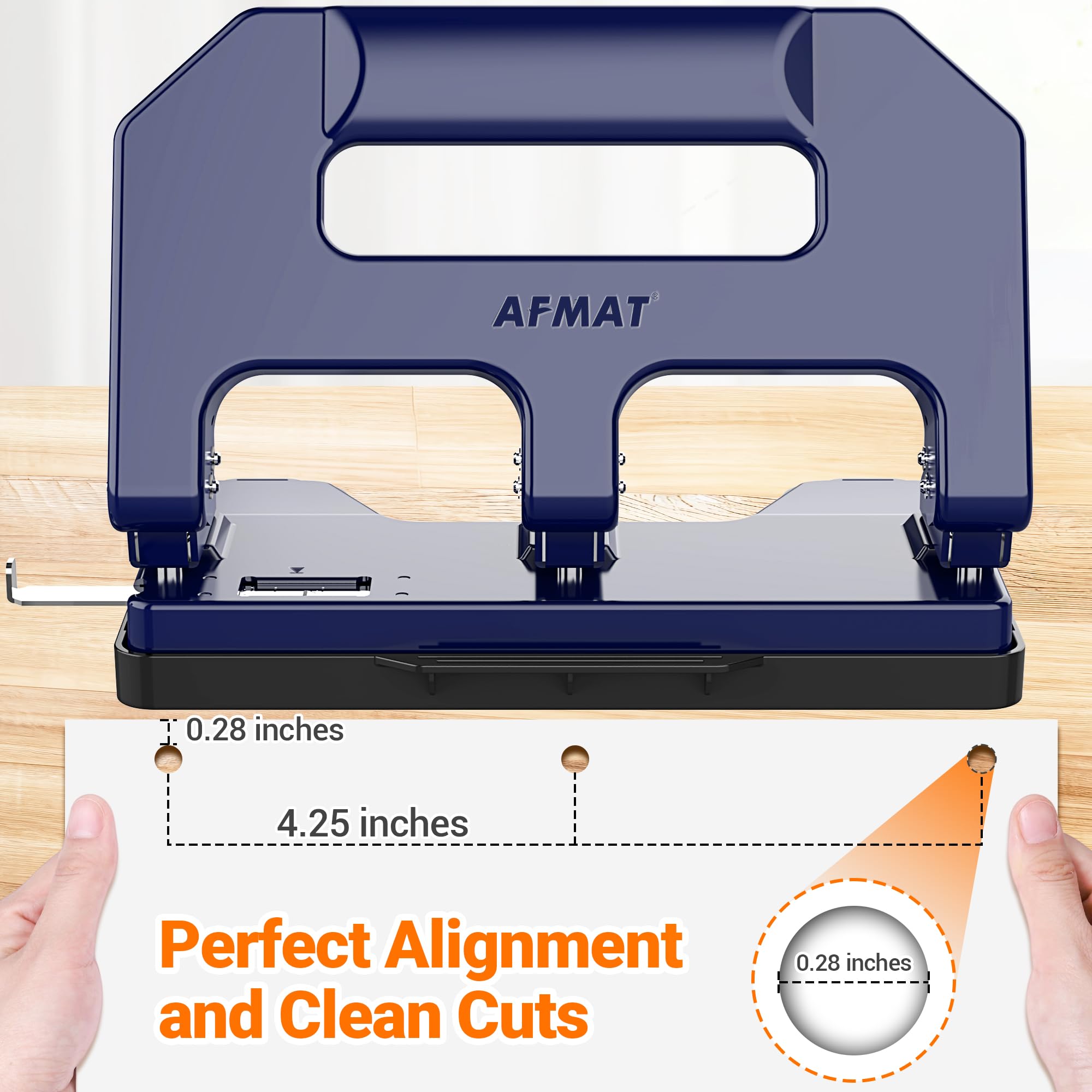 AFMAT compact folded design fits neatly in desks or bags