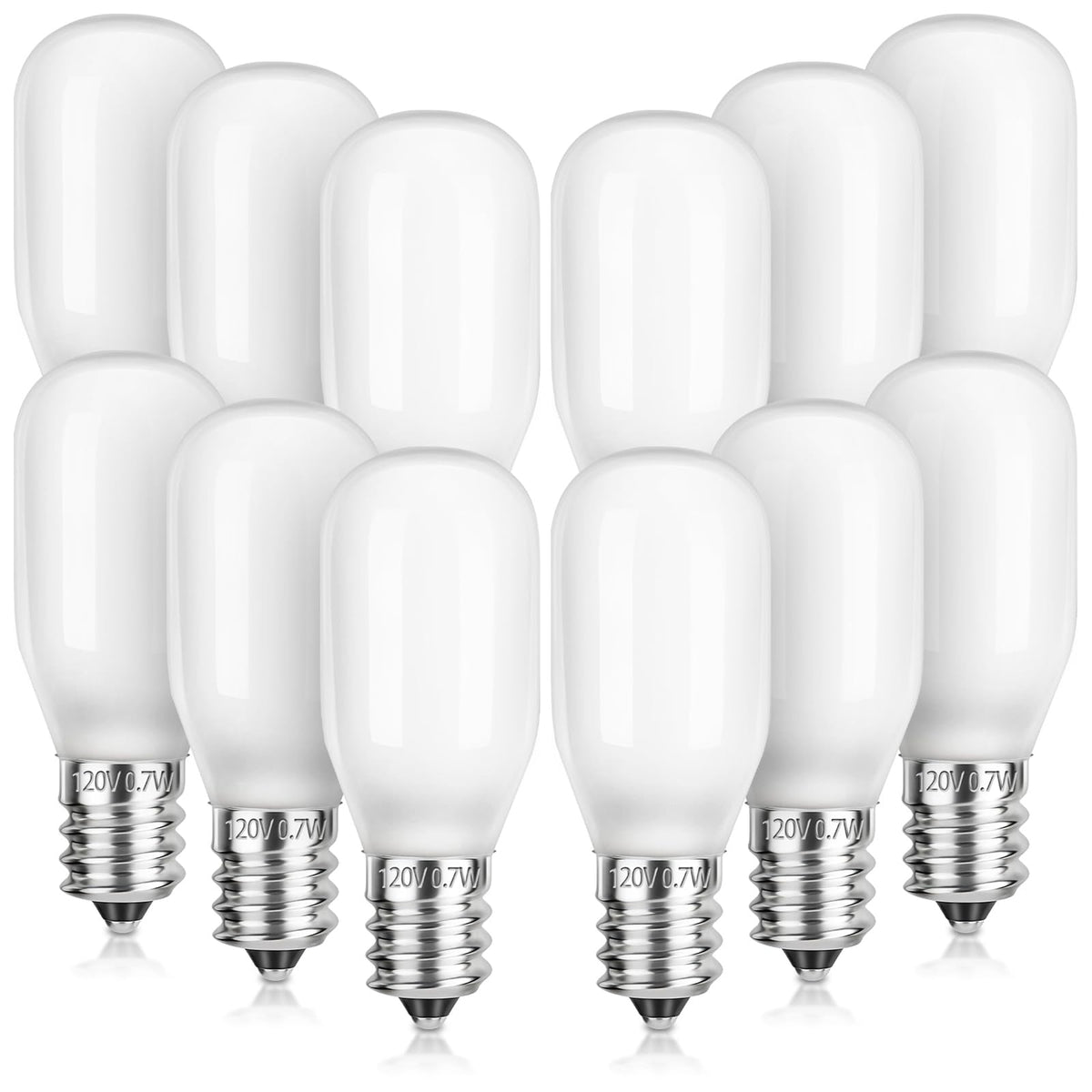 AFOROEOA Christmas village light bulbs illuminate festive displays with a warm 2700K glow.