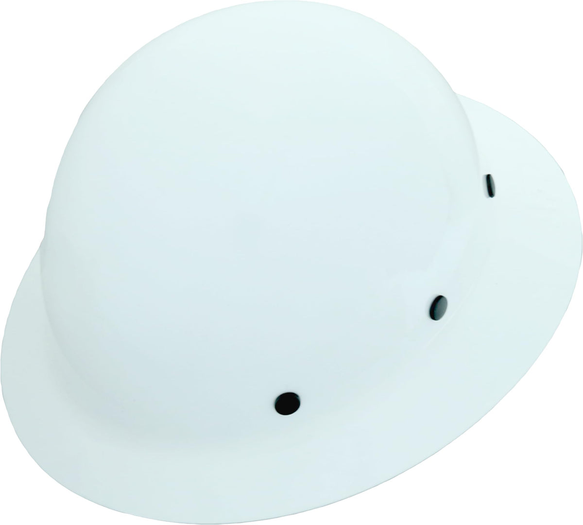 AFP Fiber Full Brim Hard Hat on head showing secure protection at work